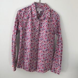 Women’s Jcrew Floral Button Up Shirt Size 2